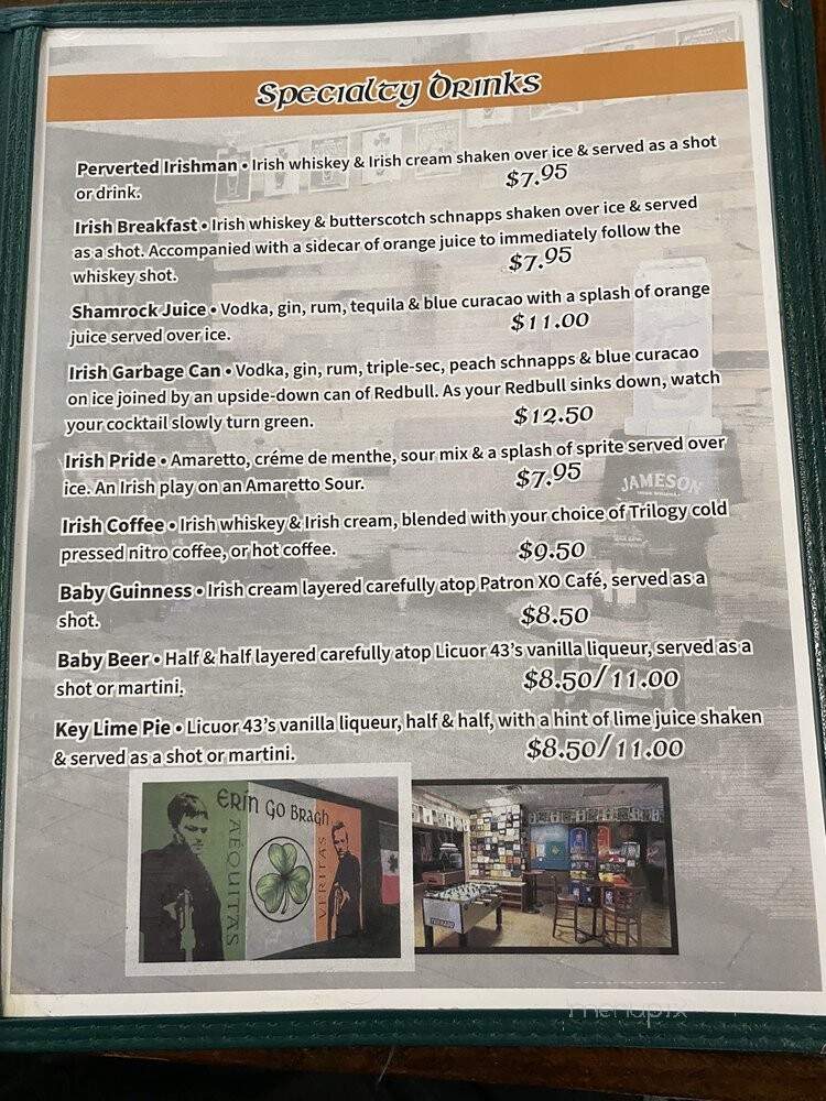 Fletchers Cigar Bar & Social - Ormond Beach, FL menu_pic