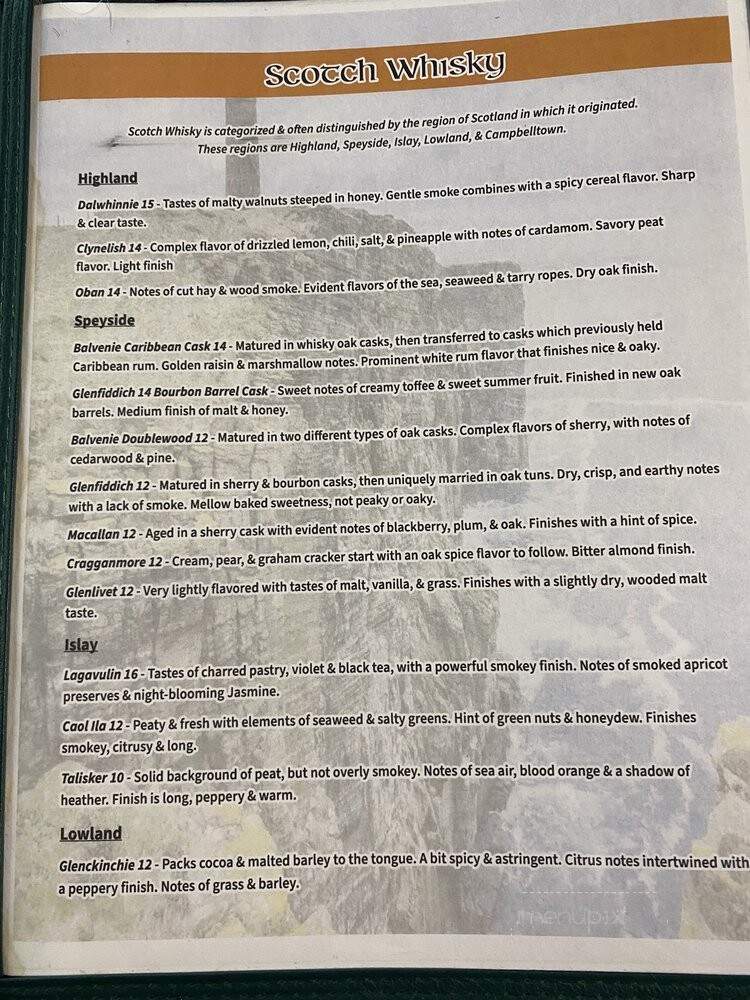 Fletchers Cigar Bar & Social - Ormond Beach, FL menu_pic