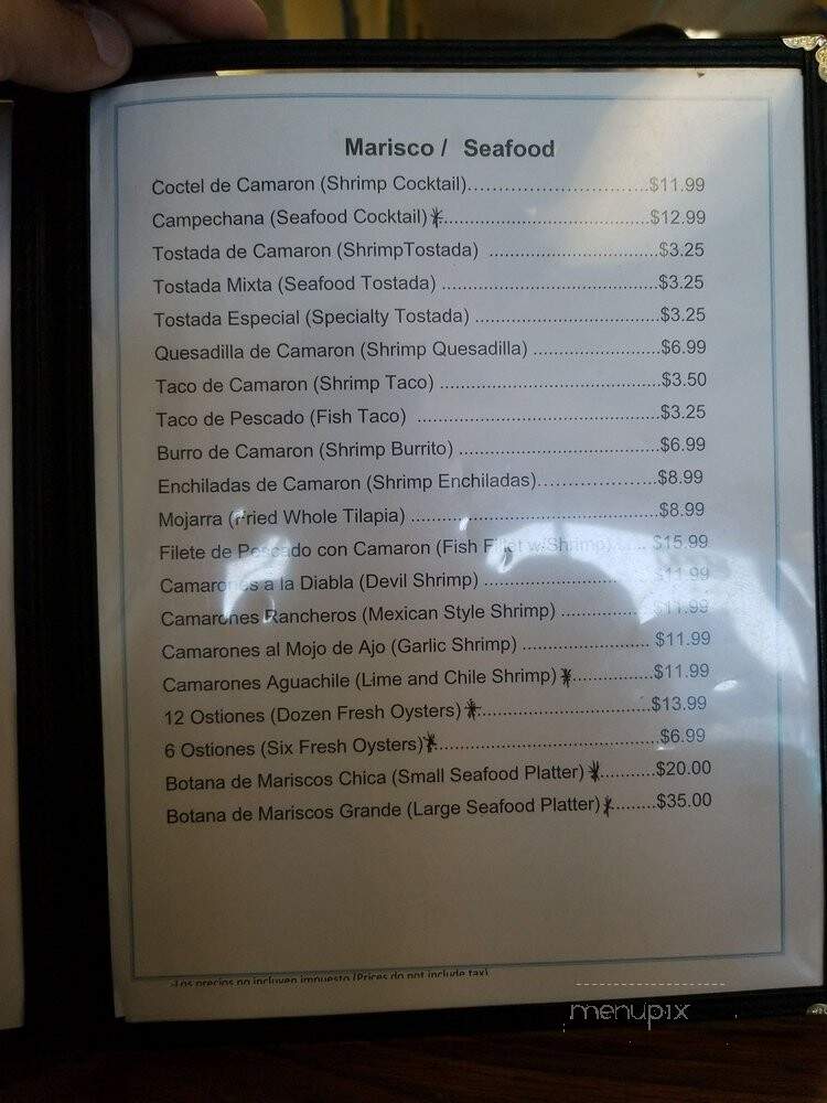 La Costa - Las Vegas, NV menu_pic
