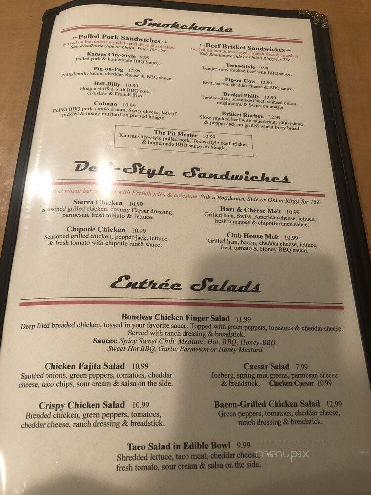 Roadhouse Vermillion - Vermillion, SD menu_pic