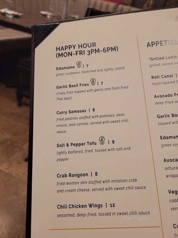 SATAY - Asian Bistro & Bar - Las Vegas, NV menu_pic
