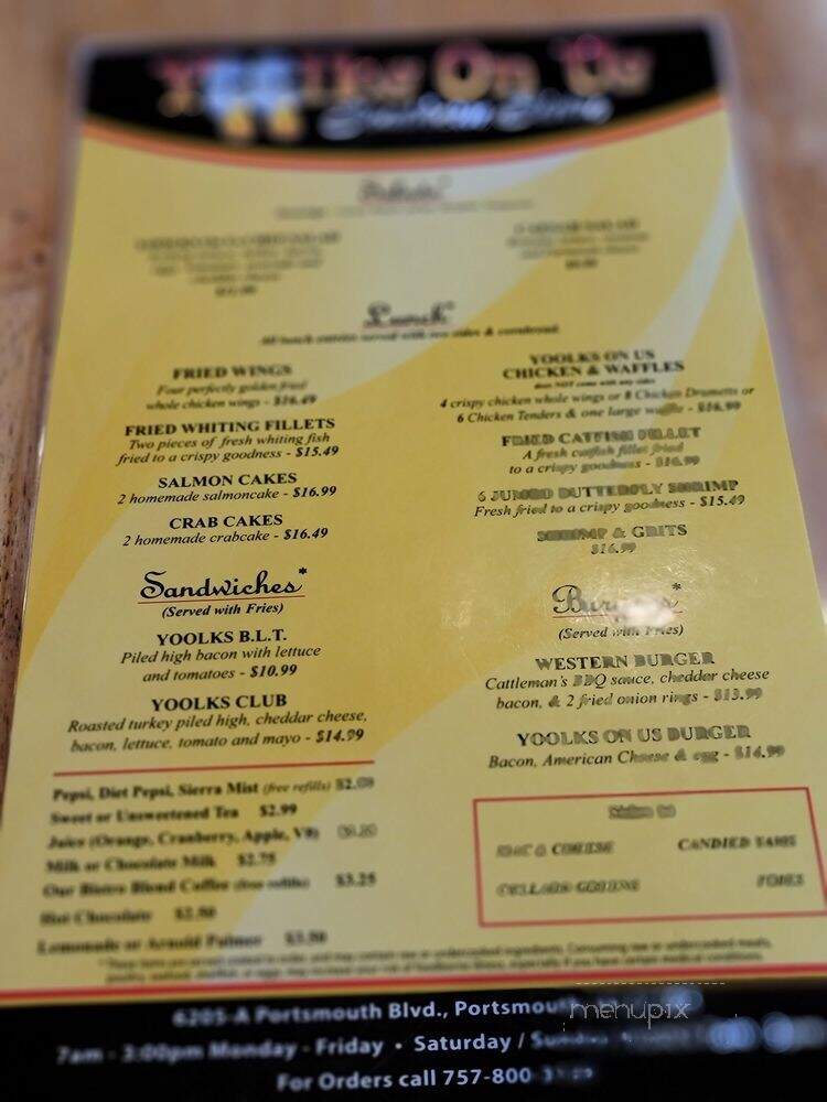 Canty's Restaurant Service - Portsmouth, VA menu_pic