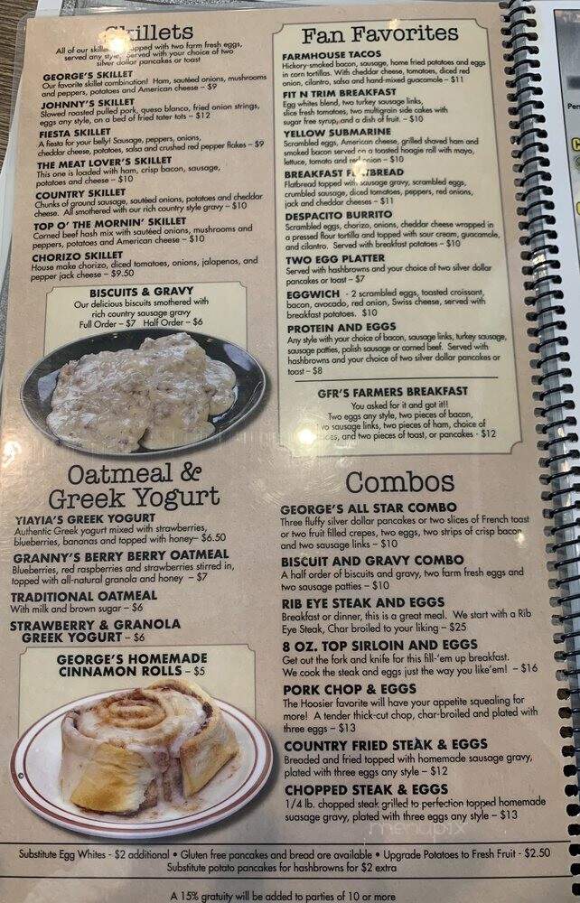 Georgia's Family Restaurant - Hattiesburg, MS menu_pic