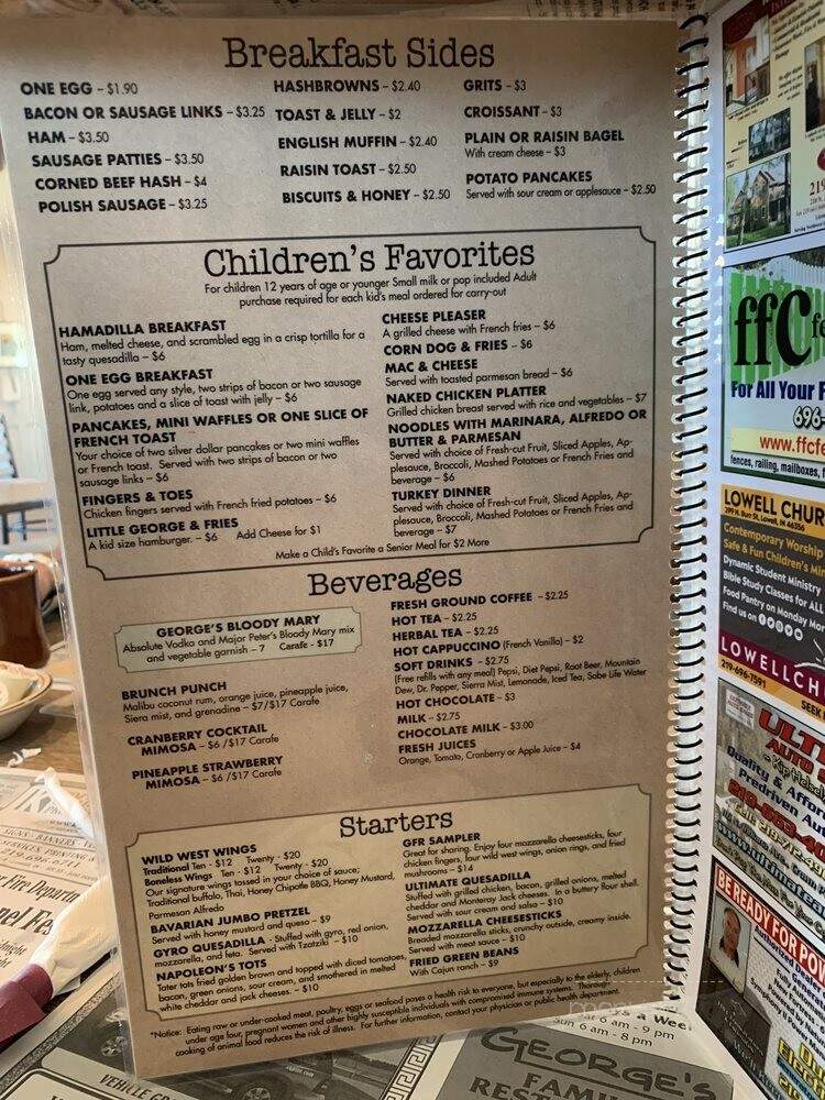 Georgia's Family Restaurant - Hattiesburg, MS menu_pic