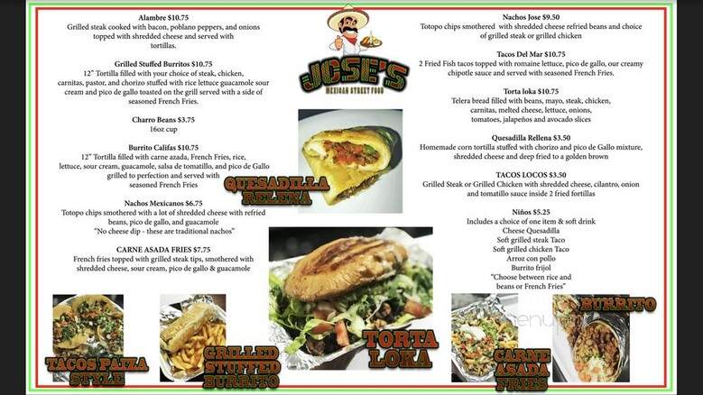 Los Reyes - Atoka, TN menu_pic