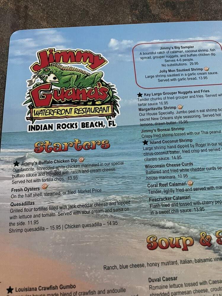 Marker 34 Grille - Indian Rocks Beach, FL menu_pic