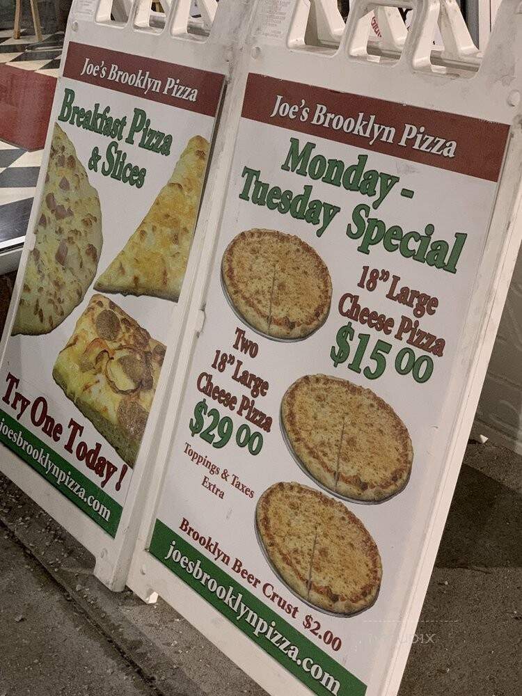 Joe's Brooklyn Pizza - Rochester, NY menu_pic