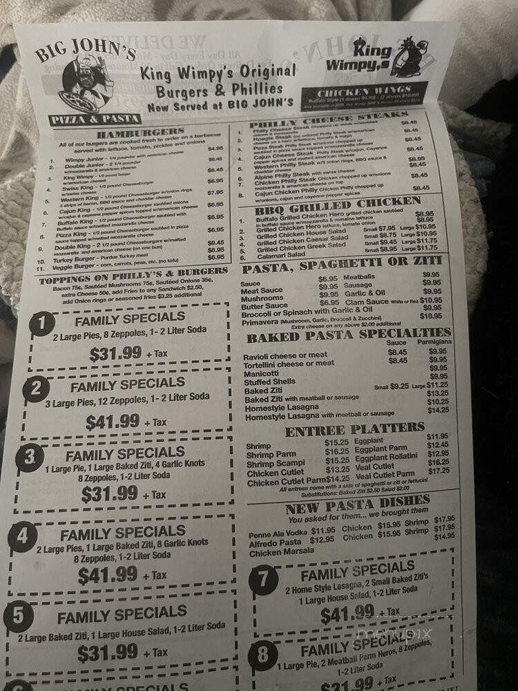 Lorenzo's Pizza & Brew - Queens Village, NY menu_pic