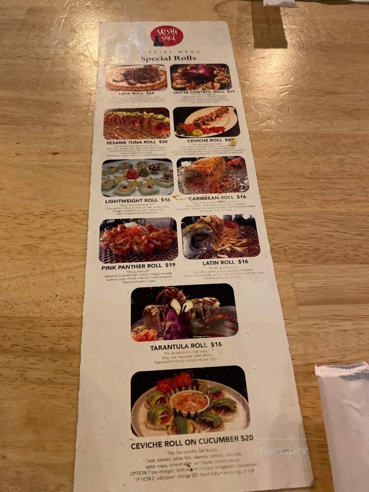 Sushi Sake - Miami, FL menu_pic
