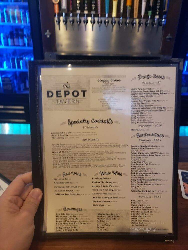 The Depot Tavern - Minneapolis, MN menu_pic