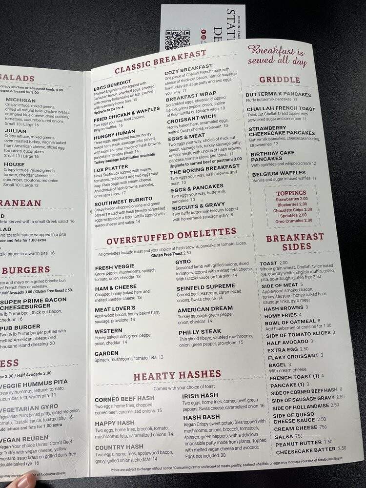 Stateside Deli - Okemos, MI menu_pic