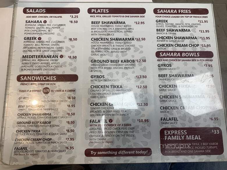 Spinners - Fresh Mediterranean Salads & Grill - El Cajon, CA menu_pic