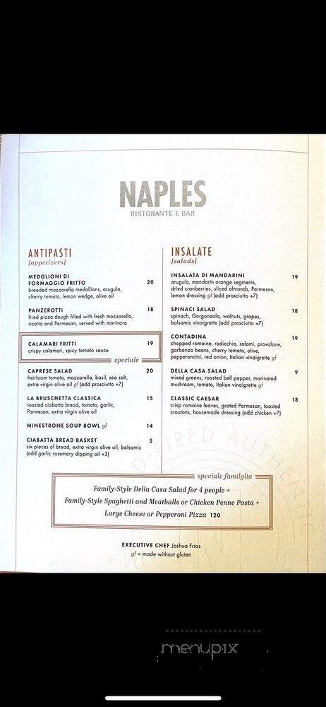 Naples Ristorante e Pizzeria - Anaheim, CA