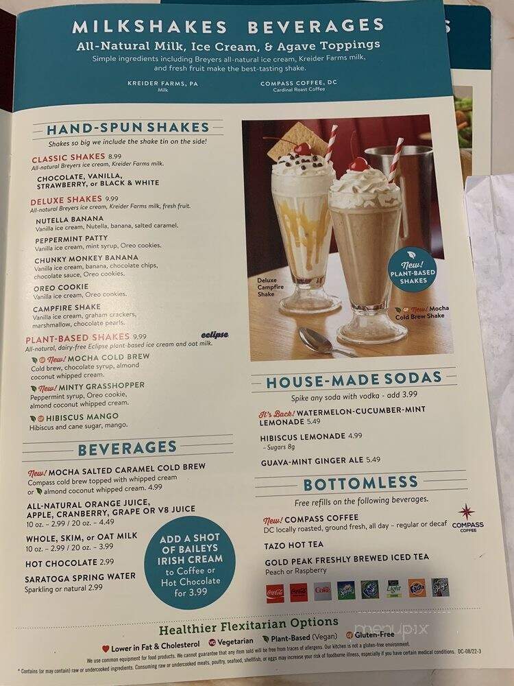 Silver Diner - Glen Allen, VA menu_pic