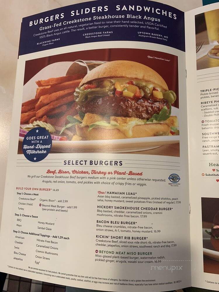 Silver Diner - Glen Allen, VA menu_pic
