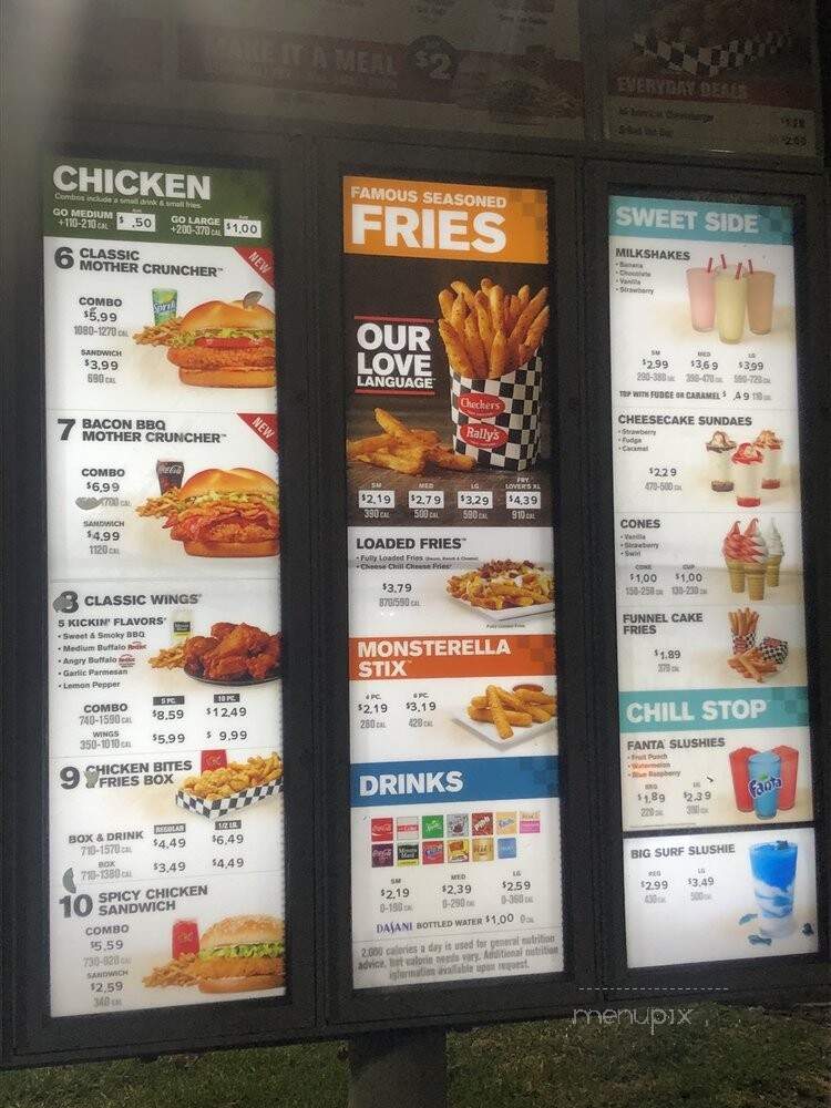 Rally's Hamburgers - Long Beach, CA menu_pic