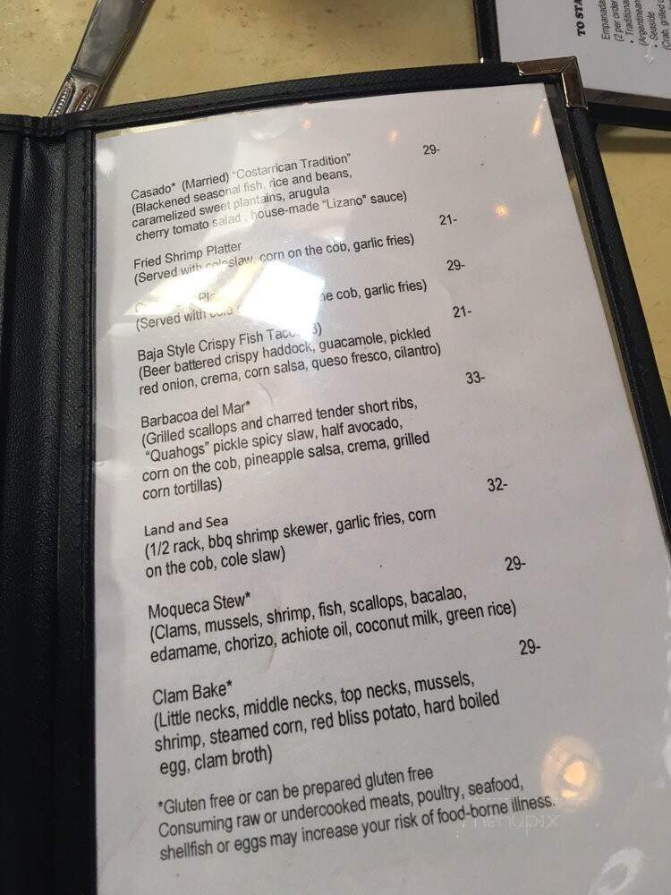 Quahog's Seafood Shack - Stone Harbor, NJ menu_pic