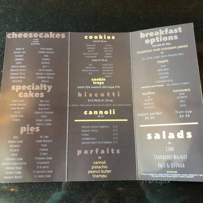 Almost Heaven Desserts - Clarksburg, WV menu_pic