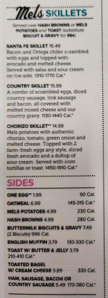 Original Mel's of Roseville - Roseville, CA menu_pic