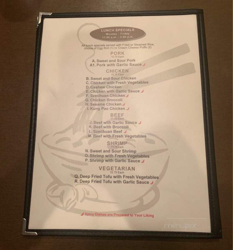 Duc's Vietnamese & Chinese Cuisine - Woodbury, MN menu_pic