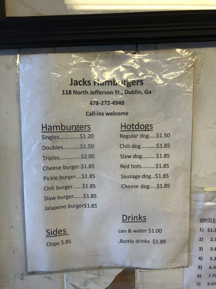 Jack's Hamburgers - Dublin, GA