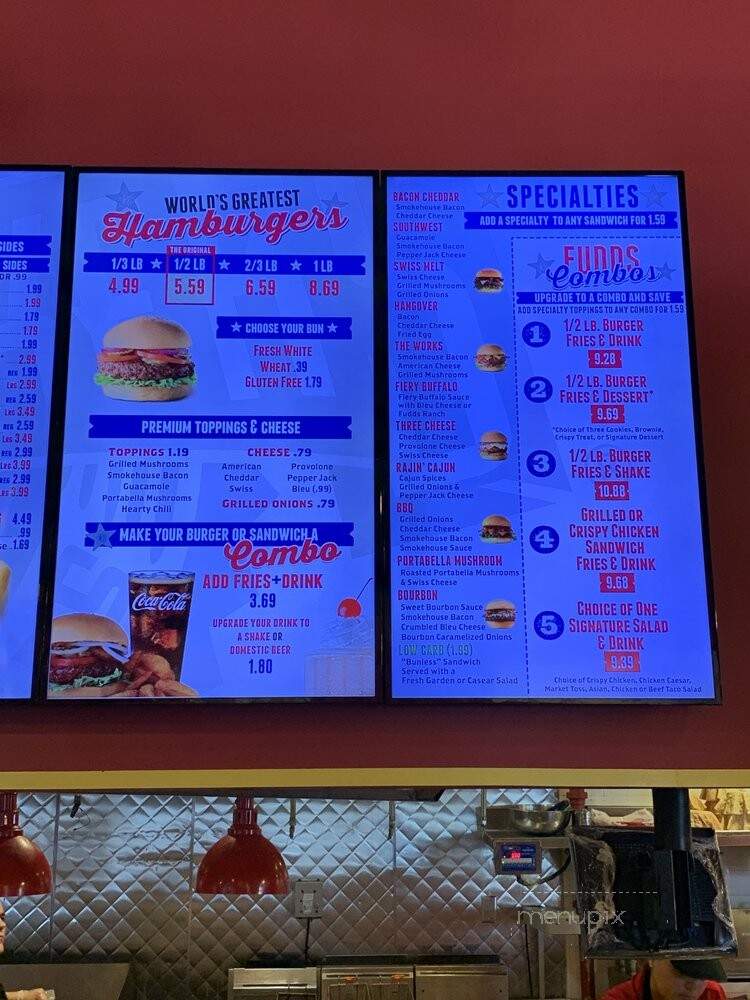 Fudruckers - Hialeah, FL menu_pic