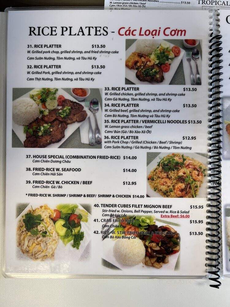 Pho Van - Victorville, CA menu_pic