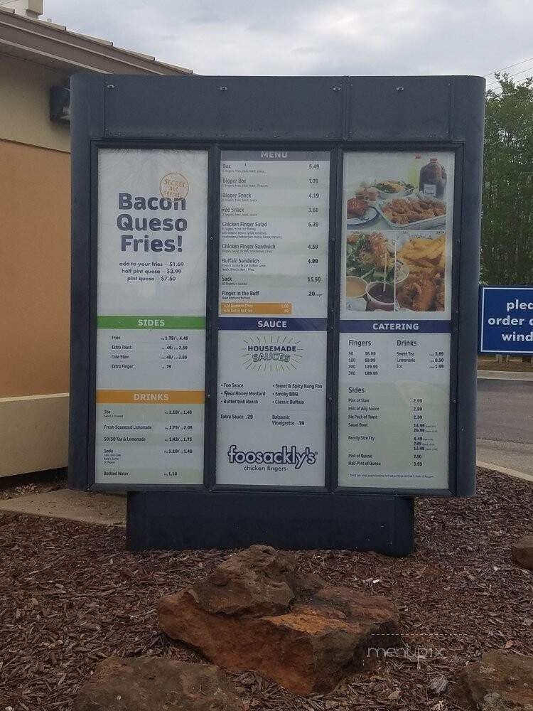 Foosackly's Chicken Fingers - Mobile, AL menu_pic