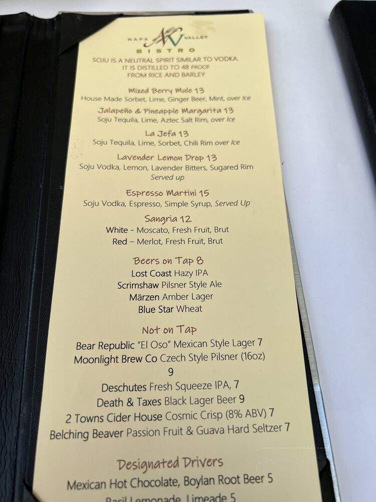 Bui Bistro - Napa, CA menu_pic