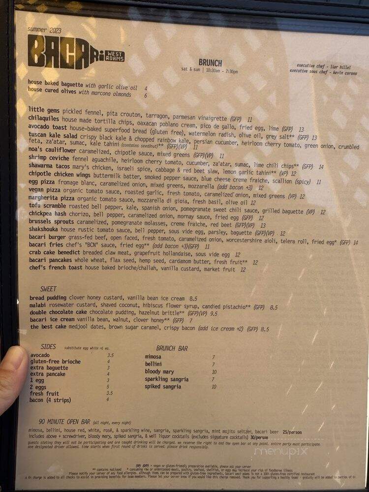 Bacaro L.A. - Los Angeles, CA menu_pic