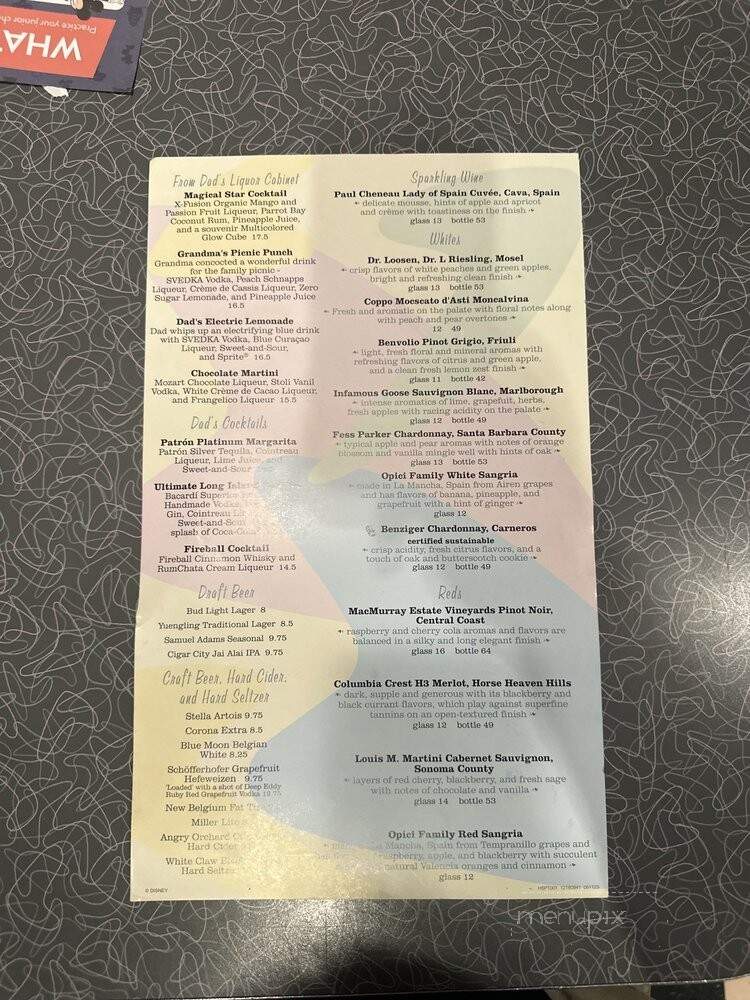 50's Prime Time Cafe - Lake Buena Vista, FL menu_pic