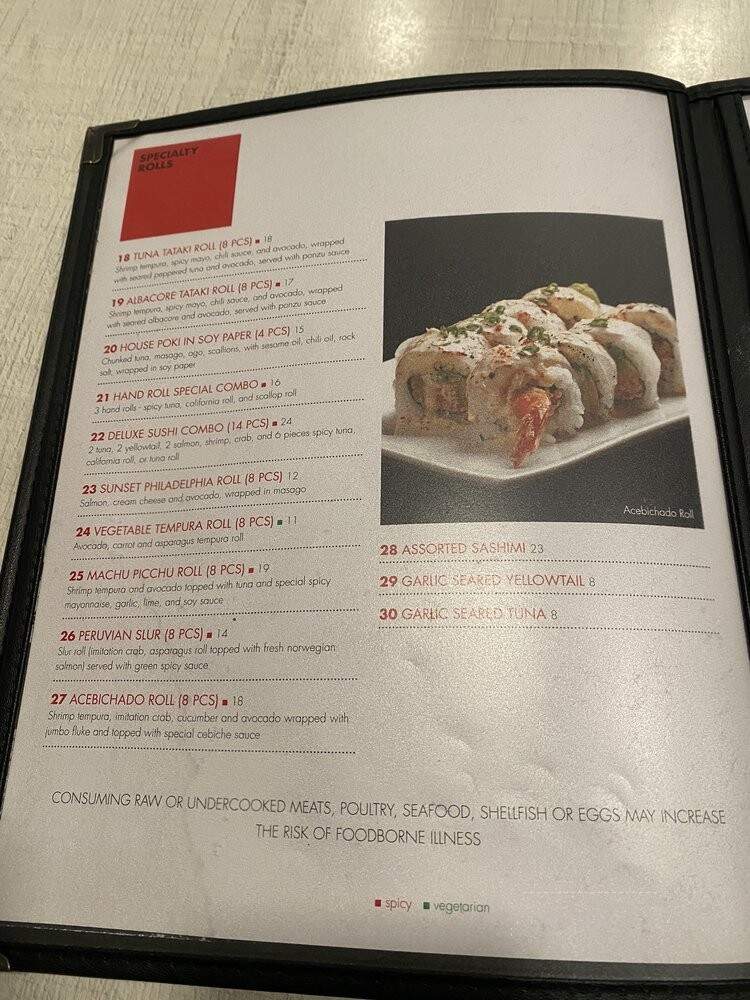 Kotosh - Lomita, CA menu_pic