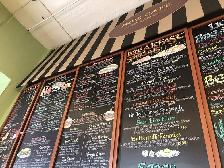 Moz Cafe - San Francisco, CA menu_pic