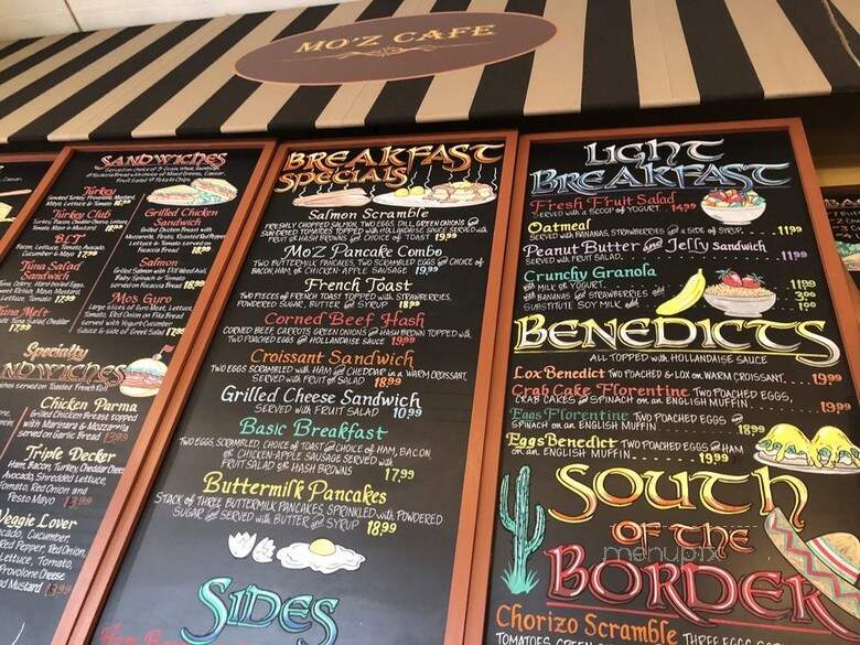 Moz Cafe - San Francisco, CA menu_pic