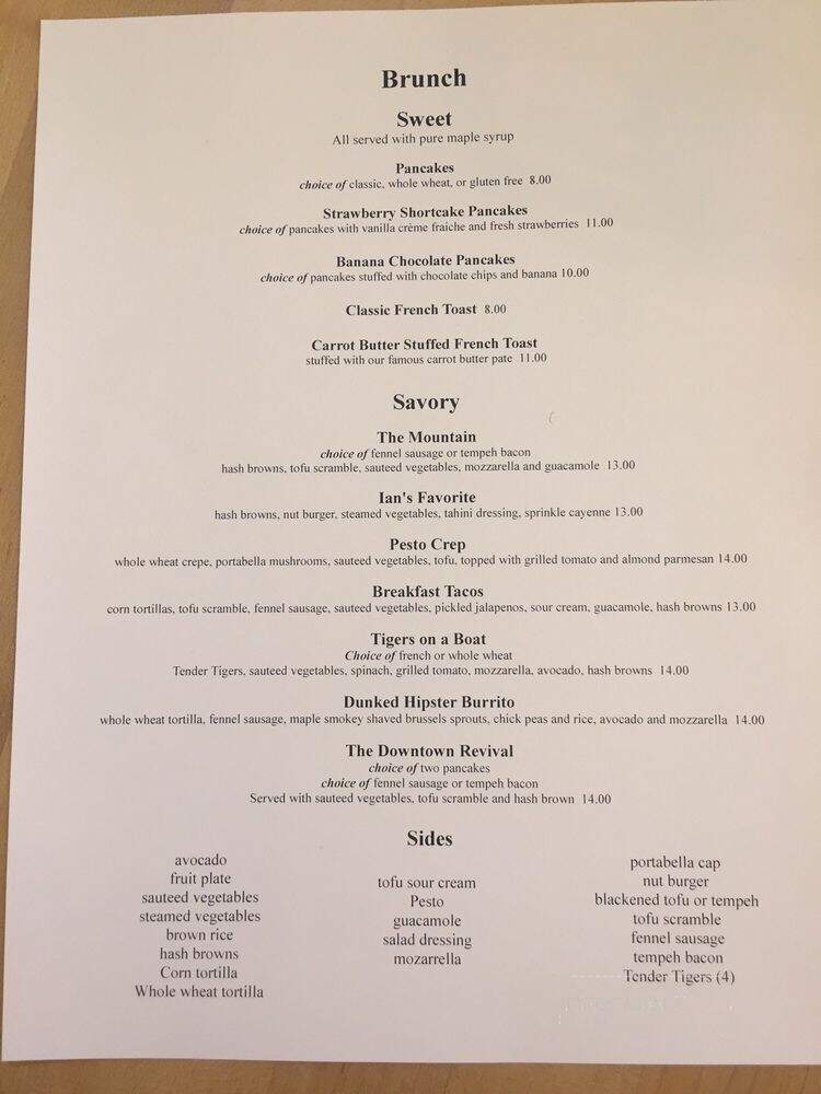 Sage's Cafe - Salt Lake City, UT menu_pic