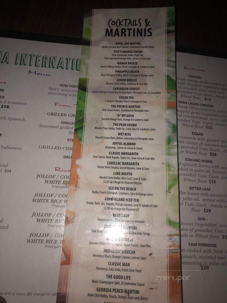 Abuja International - Union, NJ menu_pic