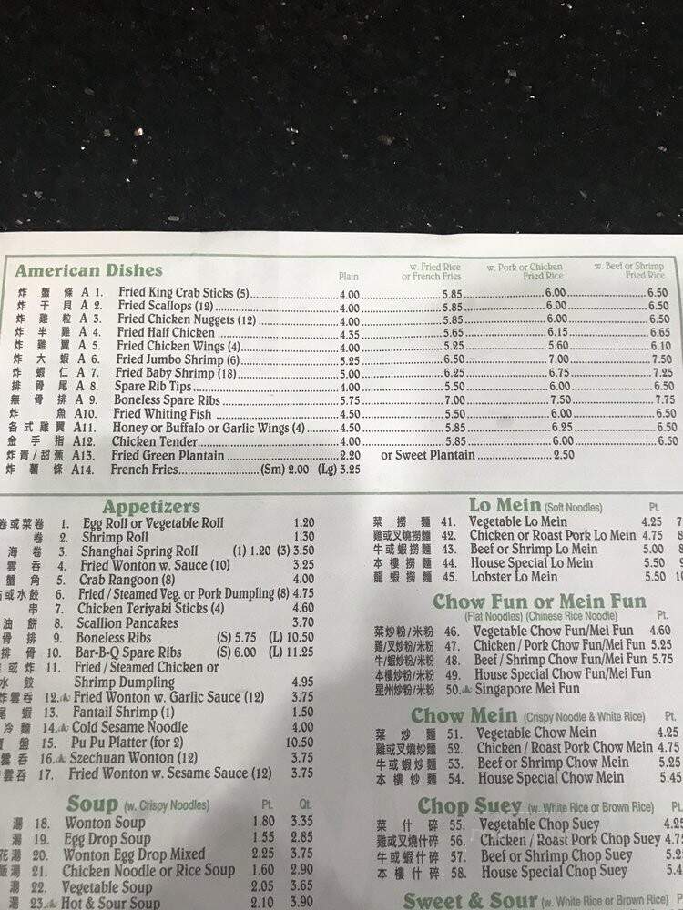sweet Garden - Fresh Meadows, NY menu_pic