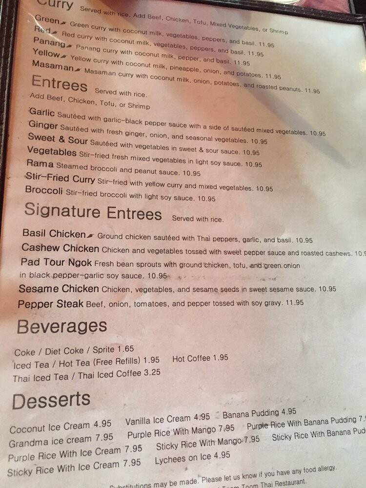 Toom Toom - Elgin, IL menu_pic