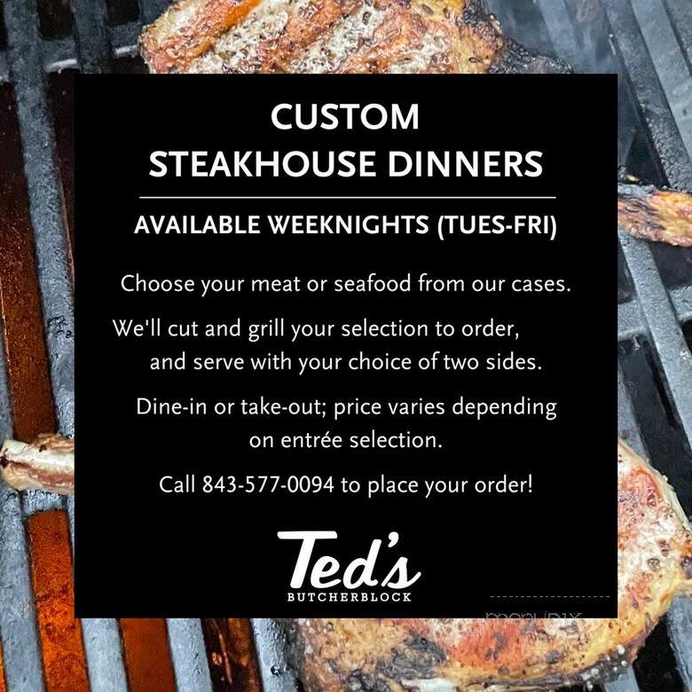 Ted's Butcherblock - Charleston, SC menu_pic
