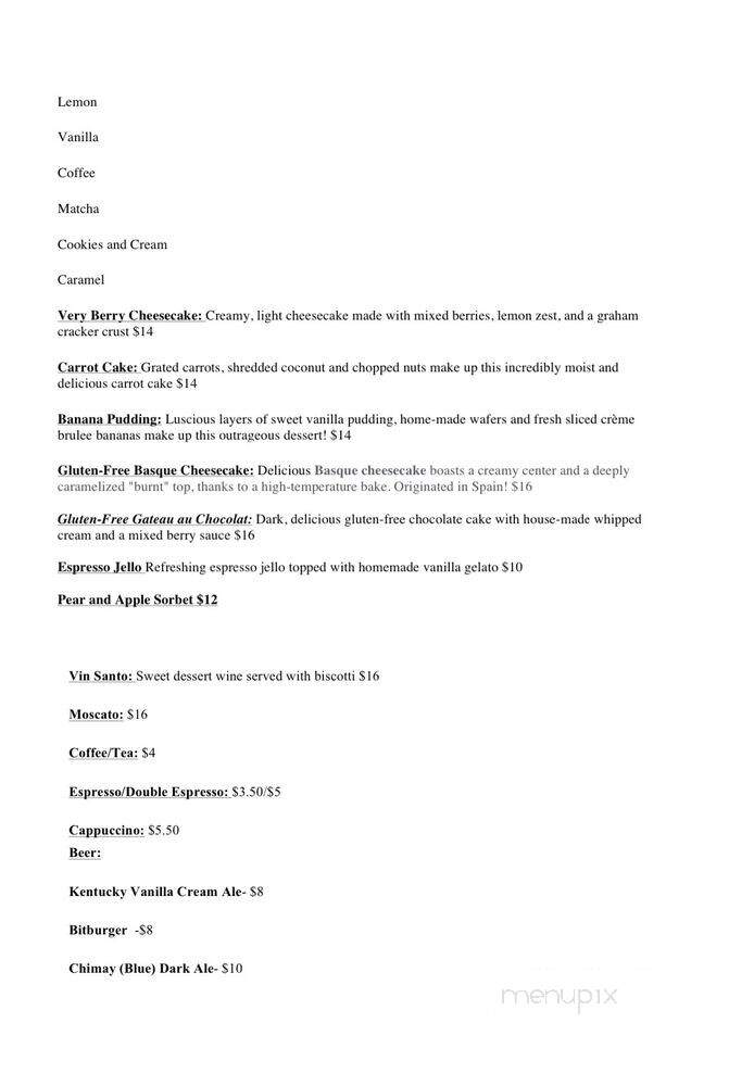 Enoteca Maria - Staten Island, NY menu_pic