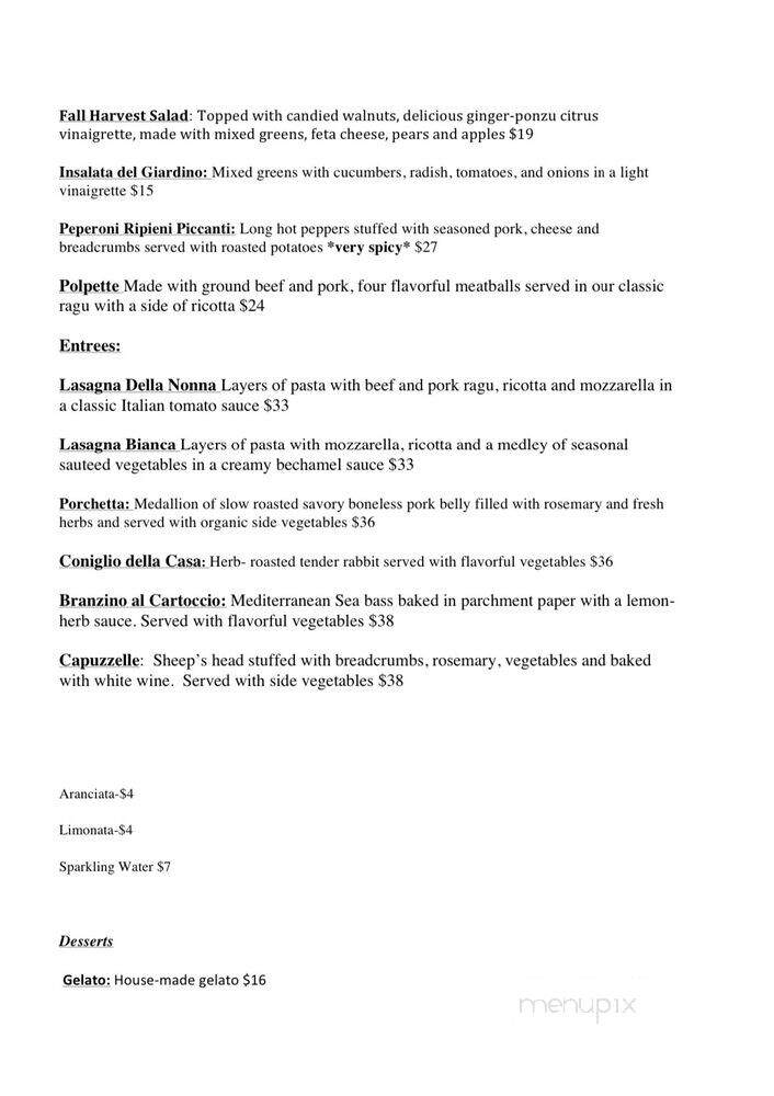 Enoteca Maria - Staten Island, NY menu_pic