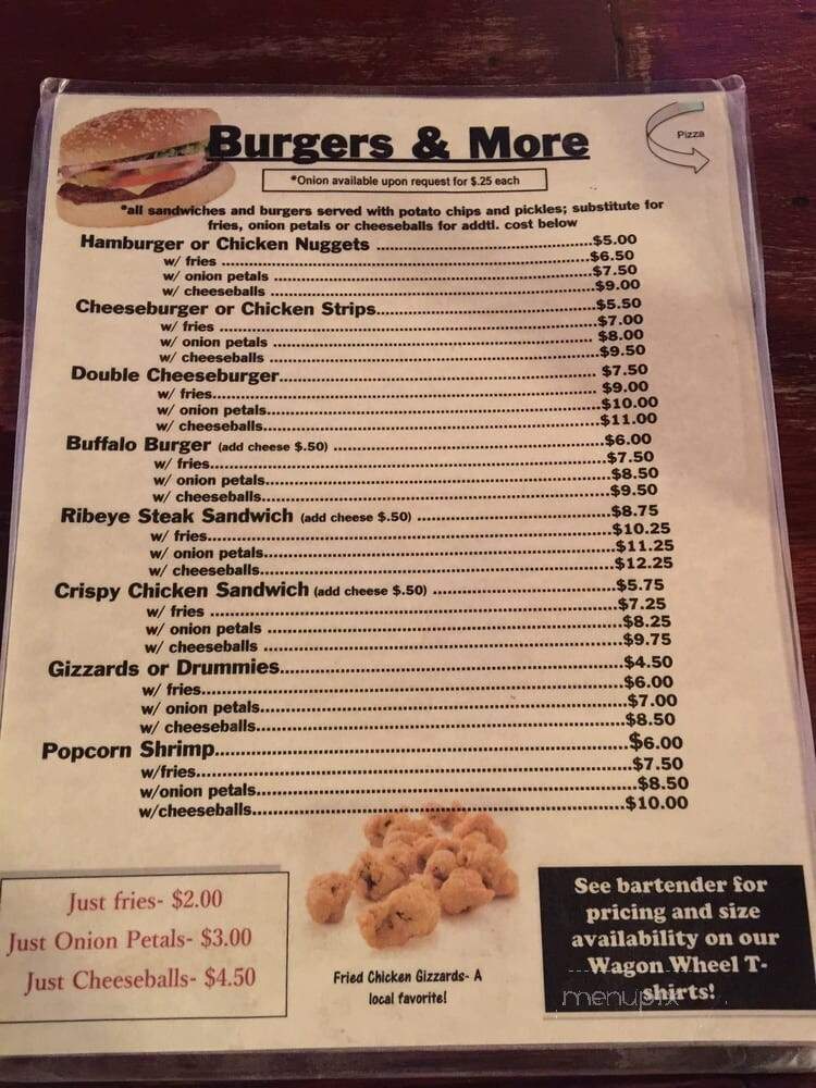 Wagon Wheel Lounge - Terre Haute, IN menu_pic
