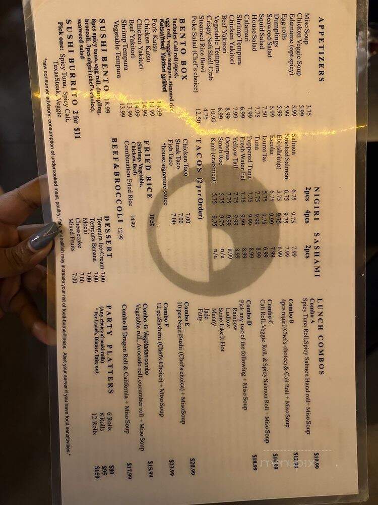 Maki Toki - Austin, TX menu_pic