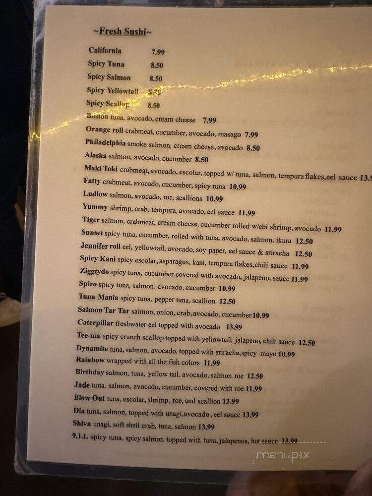 Maki Toki - Austin, TX menu_pic