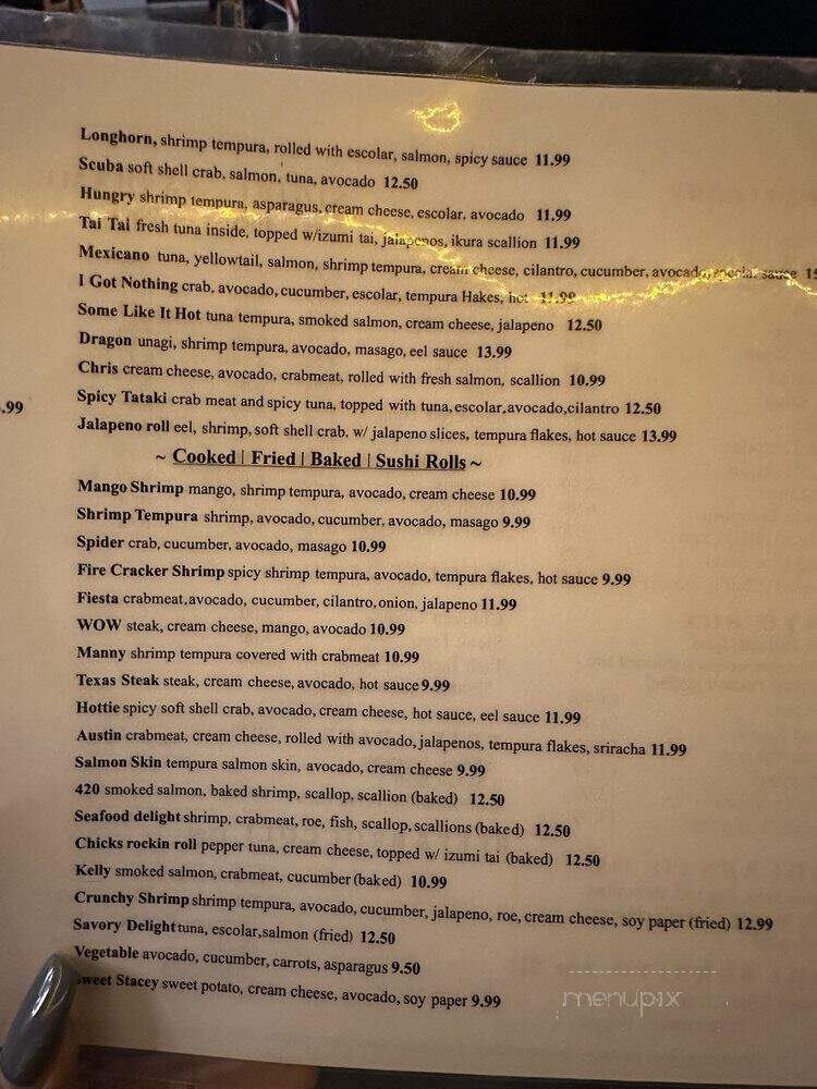 Maki Toki - Austin, TX menu_pic