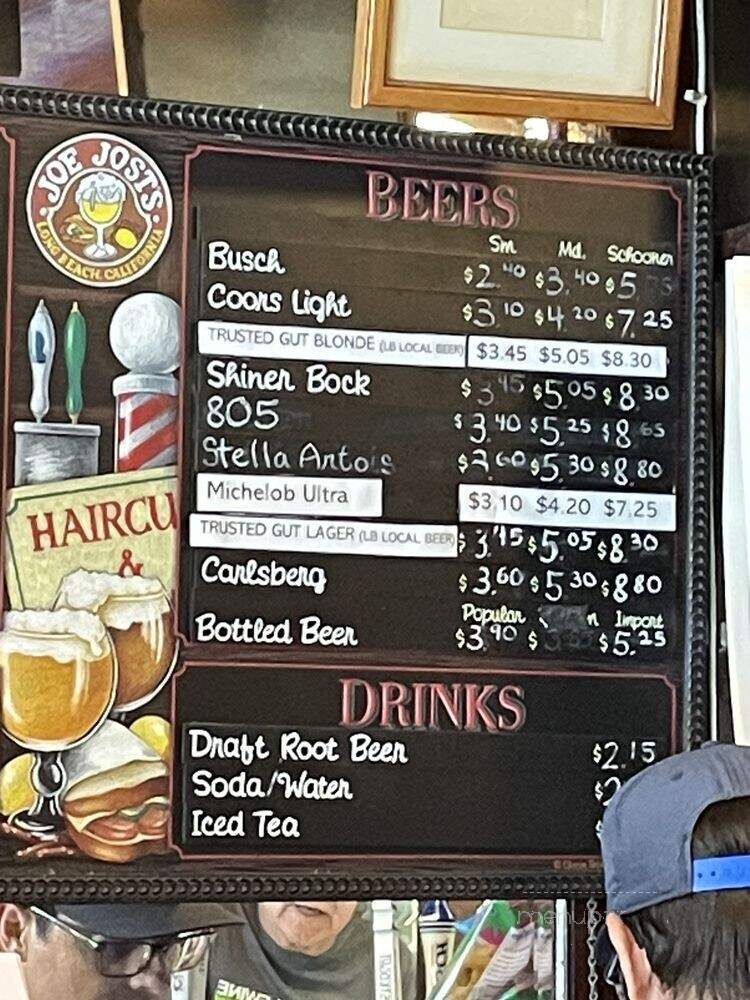 Joe Jost - Long Beach, CA menu_pic
