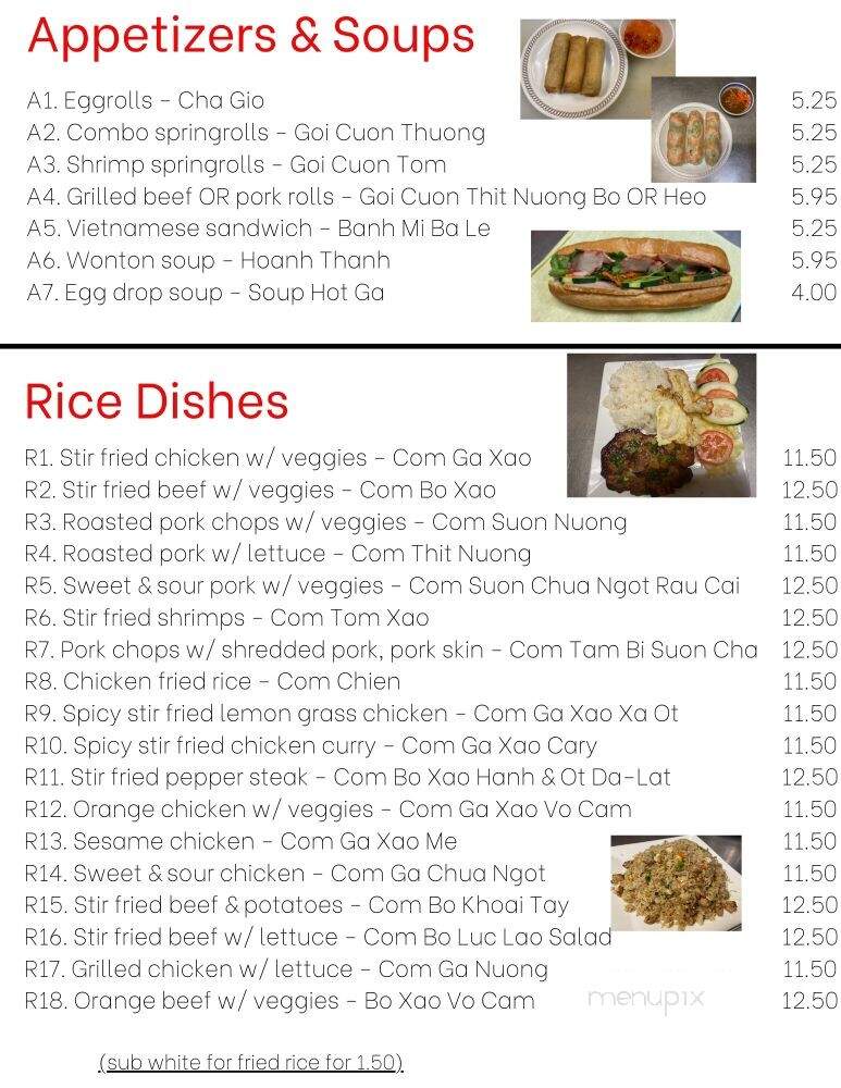 Gia Phu - Fort Worth, TX menu_pic