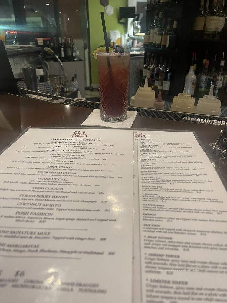 Posh Lounge - Tapas & Hookah Bar - Fort Lauderdale, FL menu_pic