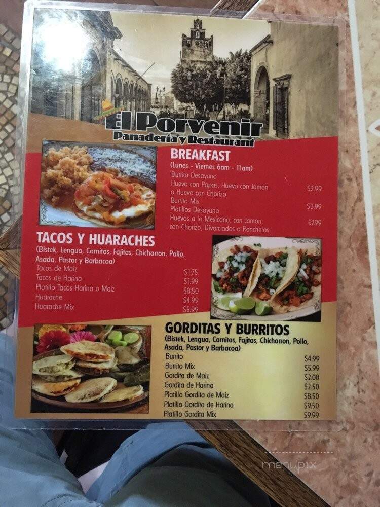 El Porbenir Bakery & Tacaria - Fort Worth, TX menu_pic