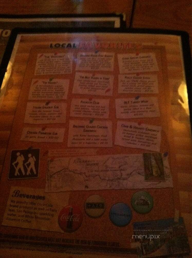 White Horse Grille & Tavern - North Conway, NH menu_pic
